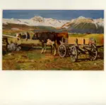 Segantini, Giovanni , Vacche aggiogate