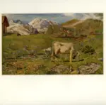 Segantini, Giovanni , Pascoli di primavera