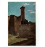 Sernesi, Raffaello , Vecchie mura di Firenze