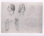 Sernesi, Raffaello , Goethe e Shiller - studio