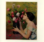 Zandomeneghi, Federico , Donna con le rose