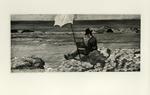 Fattori, Giovanni , Silvestro Lega dipinge in riva al mare