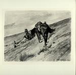 Fattori, Giovanni , Soldato con cavallo