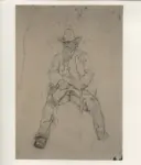 Fattori, Giovanni , Uomo a cavallo