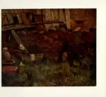 Fattori, Giovanni , Dietro l'orto