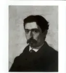 Fattori, Giovanni , Autoritratto giovanile