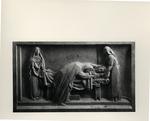 Andreotti, Libero , - Bassorilievo del basamento pietra forte, Firenze Santa Croce
