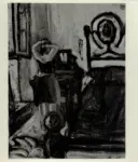 Bartolini, Luigi , Interno con donna che si pettina