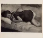 Anonimo , Bernasconi, Ugo - sec. XX - Bambina febbricitante