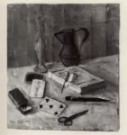 Bartinaria, Augusto , Oggetti sul tavolo