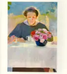 Bocchi, Amedeo , colazione del mattino, particolare della figura centrale -