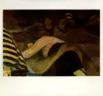 Bocchi, Amedeo , Sui gradini della cattedrale, particolare