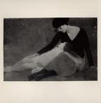 Anonimo , Bocchi, Amedeo - sec. XX - Bambina che dorme