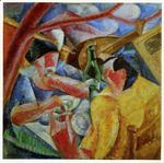 Boccioni, Umberto , Sotto la pergola a Napoli