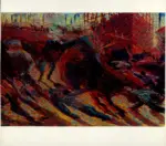 Anonimo , Boccioni, Umberto - sec. XX -La citt&agrave; che sale - bozzetto