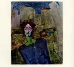 Anonimo , Boccioni, Umberto - sec. XX - Notturno in periferia