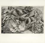 Boccioni, Umberto , Charge de lanciers (La carica dei lancieri)