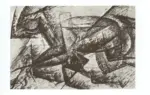 Anonimo , Boccioni, Umberto - sec. XX - Dinamismo di un ciclista