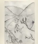 Broglio, Edita , Matita nera su carta