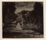 Caligiani, Alberto , Paesaggio di campagna