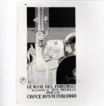 Cambellotti, Duilio , Le rose del martirio - Manifesto