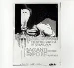 Cambellotti, Duilio , Manifesto per "Baccanti" e "Edipo re"