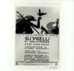 Cambellotti, Duilio , Manifesto per "Gli uccelli"