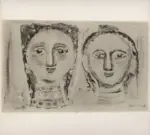 Campigli, Massimo , Two heads. Due teste