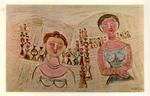 Anonimo , Campigli, Massimo - sec. XX - Donne nei campi