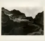 Giacomelli , Cantatore, Domenico - sec. XX - Paesaggio con collina