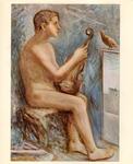 Carrà, Carlo , Nudo con violino