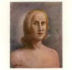 Carr&agrave;, Carlo , Ritratto della moglie