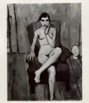 Casorati, Felice , Nudo sulla poltrona