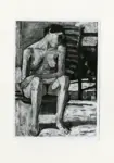 Casorati, Felice , Nudo seduto