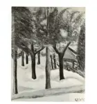 Cesetti, Giuseppe , Nevicata a Cortina