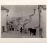 Cesetti, Giuseppe , Paesaggio di Tuscania