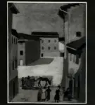 Checchi, Arturo , La piazza di Fucecchio