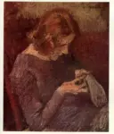 Checchi, Arturo , Donna che lavora