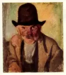 Checchi, Arturo , Ritratto di anziano