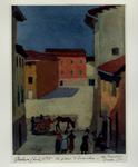 Checchi, Arturo , La piazza di Fucecchio