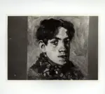 Conti, Primo , Autoritratto con sciarpa