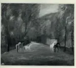 D'Accardi, Gian Rodolfo , Paesaggio con cavalli