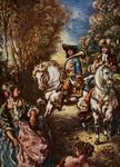 De Chirico, Giorgio , L'incontro nel bosco
