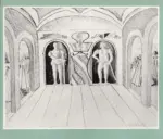 De Chirico, Giorgio , Bozzetto per i Puritani