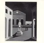 De Chirico, Giorgio , Piazza d'Italia