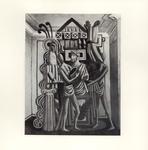 Anonimo , De Chirico, Giorgio - sec. XX - Gladiatori e loro trofei