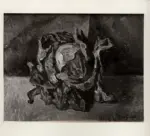 De Grada, Raffaele , Natura morta con verza