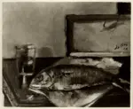 Bacci, Attilio , De Pisis, Filippo - sec. XX - Natura morta col pesce