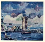 De Pisis, Filippo , Grande paesaggio - Grand paysage - Large landscape - Grosse landschaft - Gran paisaje