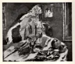 De Pisis, Filippo , Natura morta in un interno